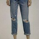 Pistola  Presley High Rise Relaxed Roller Jean Crop Length in Grand Blue Size 28 Photo 1