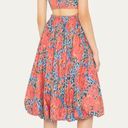 Ulla Johnson NEW  Olympia Cut Out Waist Fit & Flare Midi Dress Flamingo Size 16 Photo 1