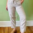 J.Jill  Linen Striped Boho Pants Photo 4