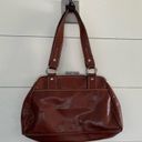 Nine West  Brown Vegan Leather Bag Y2K 90s Vintage Photo 2