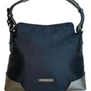 Burberry  Black Nylon & Metallic Leather Shoulder Bag Photo 0