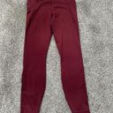 All In Motion Dark Red Leggings  Photo 1