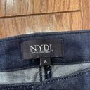 NYDJ  Sheri slim dark wash straight leg jeans size 6 Photo 8