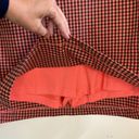 Lady Hagen  SALMON PINK AND GRAY PLAID GOLF MINI SKORT Size  8 Photo 2