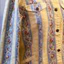 Denim & Co Vintage Yellow . Floral Jacket Photo 4