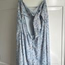 Blue Paisley Dress Size L Photo 1
