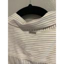 Calvin Klein  Sleeveless Blouse-NEW Medium White/Blu Pinstriped Ret$60 Photo 5