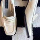 Anne Klein  Cream Leather Sling Back Loafers 6.5 Photo 0