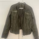 Dry Goods | dark green faux leather jacket Photo 0