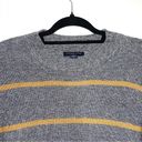 American Eagle Jegging Fit Gray & Yellow Striped Knit Sweater Photo 1