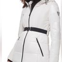 Guess  White Lightweight Puffer Belted Jacket(Size Small) Photo 1