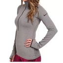 Nike  Pro Hyperwarm Fitted Half-Zip Jacket Women’s Medium Gray DriFit Photo 8