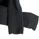 360 Cashmere  Classic V Neck Pullover Sweater Merino Wool Cashmere Black Size M Photo 4