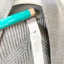 Lululemon  Merino Wool Blend Ribbed Long Wrap Sweater Cardigan Size 6 Gull Grey Photo 7