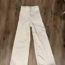 ZARA White Marine Straight Jeans Photo 0