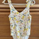 Old Navy NWT Floral Snap-Close Rib-Knit Bodysuit Photo 1