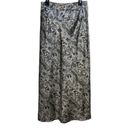 Free People NEW  Normani Bais Gray Snake Print Midi Skirt Size 10 Photo 11