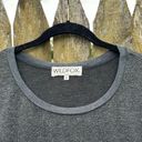 Wildfox  F-U-N Beer Crewneck Oversized Sweatshirt Grey Sz S Photo 3