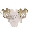 Disney Fashion gold plated  Minnie Ears With Bow earrings Photo 1