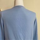 Brooks Brothers  Women Size M Lightweight Blue Merino Wool Crew Neck Sweater Photo 7