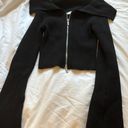 ZARA Black Zip Up Photo 0