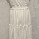 Caution to the Wind  white tiered dress Small Photo 2