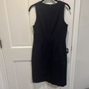 J.Crew  Navy Sheath dress in bi-stretch cotton Photo 4