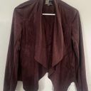 Kut From The Kloth  Tayanita Faux Suede Jacket  Burgandy XS Photo 0