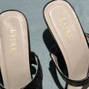 Ralph Lauren ,Richelle black wedge sandal Size 10B B50 Photo 4