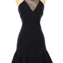 Robert Rodriguez  mesh yoke flounce hem dress Photo 0