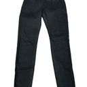 Citizens of Humanity  Greyson Coated Denim Legging Mid-Rise Black Suedette 31 Photo 0