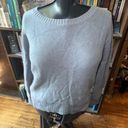 360 Cashmere  gray boat neck m pullover S sweater Photo 0