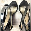 Michael Antonio  Women's Ankle Strap Black Patent Leather Wedge Sandal Size 10 Photo 5