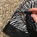 Frederick's of Hollywood  vintage zebra print lace mini slip dress Photo 5