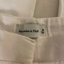 Abercrombie & Fitch  Sloane Tailored Linen-Blend Pant, White, Size M, EUC Photo 10