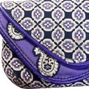 Vera Bradley  Women’s Purple Floral Print Zipper Closure Clutch Size Small Photo 1