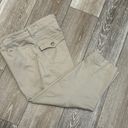 Bill Blass Jeans Sz 10 (?) Khaki Denim Capris Pants Cute Button Pockets Photo 0