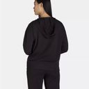 Athletic Works  Womens Hoodie Size XL 16-18 Black Lightweight Terry Lining New Photo 4