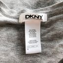 DKNY  Long Sleeve Heather Gray Lettuce Hem Ruffle Crop Top S Photo 6