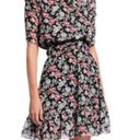 Shoshanna  Jodelle Floral-Print Metallic Chiffon Dress Photo 3