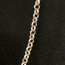 infinity  symbol silver tone open link chain necklace Photo 2