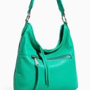 Aimee Kestenberg NWT  Good Times Expandable Hobo - Earth Green Bubble Lamb Photo 1