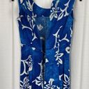 Vintage Blue Royal Hawaiian  Floral Hawaiian Maxi Dress Sz.6 Photo 9