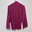 a.n.a  Women's Rusty Burgundy Cowl Neck Bell Sleeve Knit Dolman Pullover Sweater Photo 5