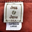 Jess & Jane Cafe Window Latte Rhinestone T Shirt Graphic Print Y2K Orange Large Photo 1