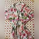 Show Me Your Mumu EUC  Bridal White and Pink Floral Robe Size S-L Photo 6