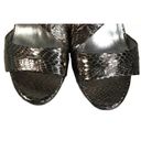 Caparros Womens  Precious Metallic Silver Snake Side Knot Slingback Sandals 8.5 Photo 6