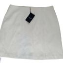 MM.LaFleur NEW  Womens Morningside Ivory Chevron Weave Skirt Size 16 Cream Photo 12