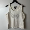 Harley Davidson Vintage Y2K  Tank Top Womens White XL Extra Large Studs Cotton Photo 7