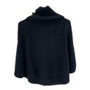 All Saints Marquis Pullover Heavy Knit Lambs Wool Sweater Shrug Poncho Photo 3